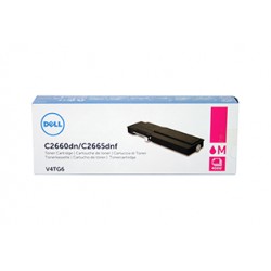 Toner magenta DELL haute capacité pour C2660dn / C2665dnf  (VXCW) (V4TG6)