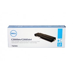 Toner cyan DELL haute capacité pour C2660dn / C2665dnf  (488NH) (2K1VC)