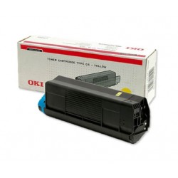 Toner Jaune Oki C3100 TYPE C6L