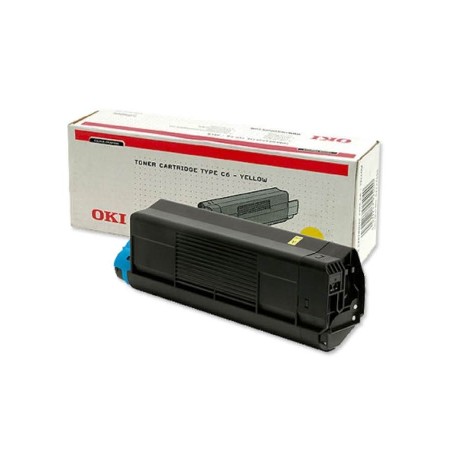 Toner Jaune Oki C3100 TYPE C6L