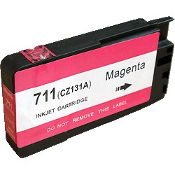 Cartouche d'encre générique magenta pour HP Designjet T520 ePrinter / T120 (N°711)