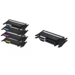 Pack de 6 toners génériques pour Samsung pour CLP320 / 325 / CLX3185 (3N+1C+1M+1J)