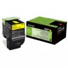 Toner jaune Lexmark pour CX310n / CX410e ... (802Y)