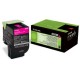 Toner magenta Lexmark pour CX310n / CX410e ... (802M)