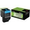 Toner Cyan Très haute capacité Lexmark pour CS510 (702XC)
