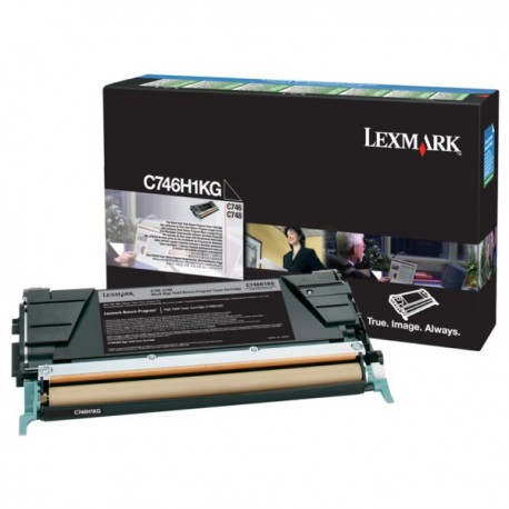Toner Lexmark Noir Haut Rendement LRP pour gamme C746 / C748