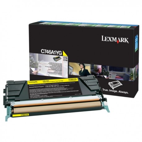 Toner jaune LRP Lexmak C746 / C748