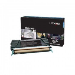 Toner Laser Noir LEXMARK Corporate pour Imprimante Laser - Capacité 12000 pages