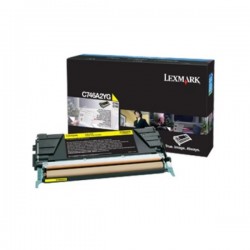 Toner laser jaune Lexmak Corporate C746 / C748