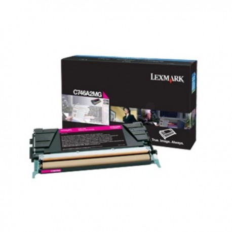 Toner laser Magenta Lexmak Corporate C746 / C748