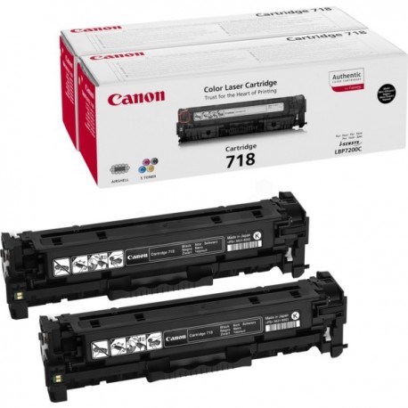 pack de 2 Toners noirs Canon EP-718 pour MF 8350 ...