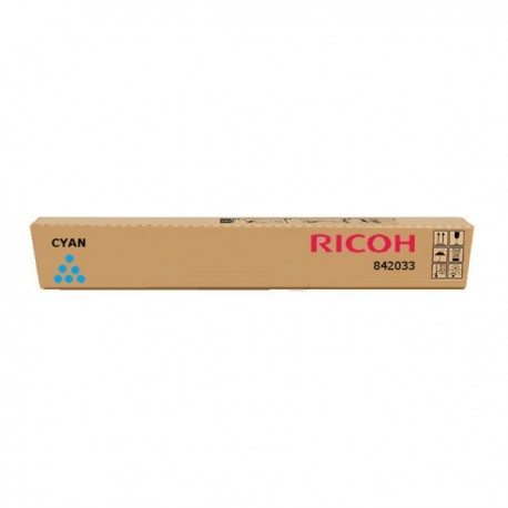 Toner cyan Ricoh pour aficio MP C2500 / MP C3000 ... (884949/842033)