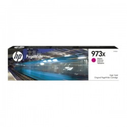 Cartouche jet d'encre Magenta Haute Capacité HP pour PageWide : Pro 452dw / 477dw ....(N°973X)