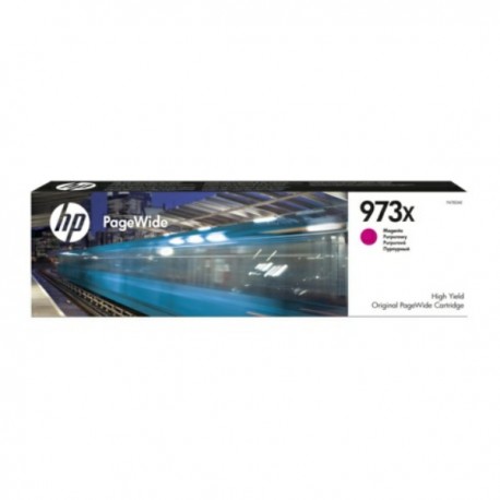 Cartouche jet d'encre Magenta Haute Capacité HP pour PageWide : Pro 452dw / 477dw ....(N°973X)