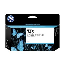 Cartouche d’encre HP DesignJet Z2600 / Z5600 Noir photo (N°745), 130ml