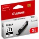 Cartouche Encre Noire Photo Haute capacité (CLI-571BK XL ) pour Canon Pixma MG 5750 / MG 6850...
