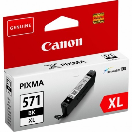 Cartouche Encre Noire Photo Haute capacité (CLI-571BK XL ) pour Canon Pixma MG 5750 / MG 6850...