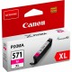 Cartouche Encre Magenta Haute capacité (CLI-571M XL) pour Canon Pixma MG 5750 / MG 6850...