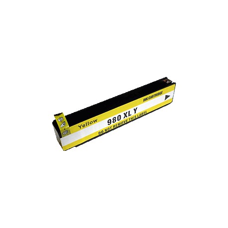 Cartouche d'encre Yellow générique pour HP Officejet X555DN/ X585DN  (n°980)