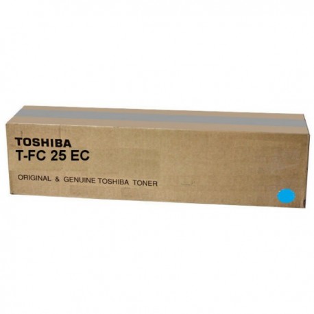 Toner cyan Toshiba pour e-studio 2040C / 2540C / 3040C / 3540C / 4540C (6AJ00000072) (T-FC25EC)