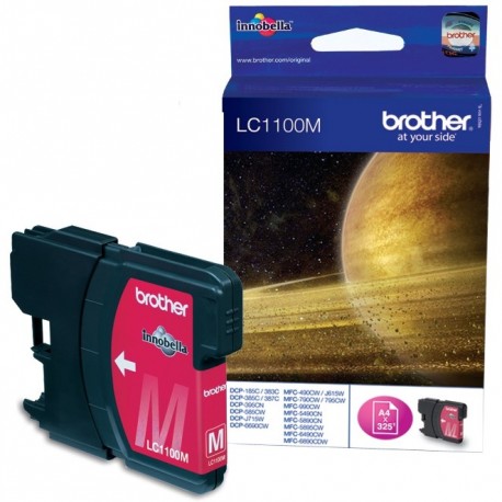 Cartouche magenta Brother pour MFC-6490CW / DCP-6690CW / DCP585CW (LC1100M)