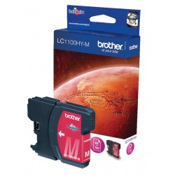 Cartouche magenta Haute capacité Brother pour MFC-6490CW (LC1100HYM)