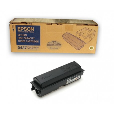 Toner noir Epson pour Aculaser M2000 Haute capacité (return program) (Alt : C13S050435)