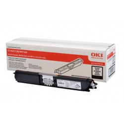 Toner noir Oki Haute capacité pour C110 / C130 / MC160n