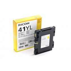Cartouche d'encre jaune basse capacité Ricoh pour Aficio SG3110dnw (GC-41YL)