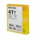 Cartouche d'encre jaune haute capacité Ricoh pour Aficio SG3110dnw ... (GC-41Y)