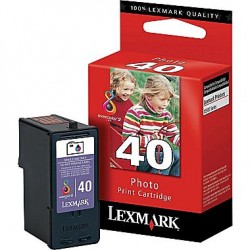 Cartouche photo noir Lexmark pour X6570 / X9350 (N°40)