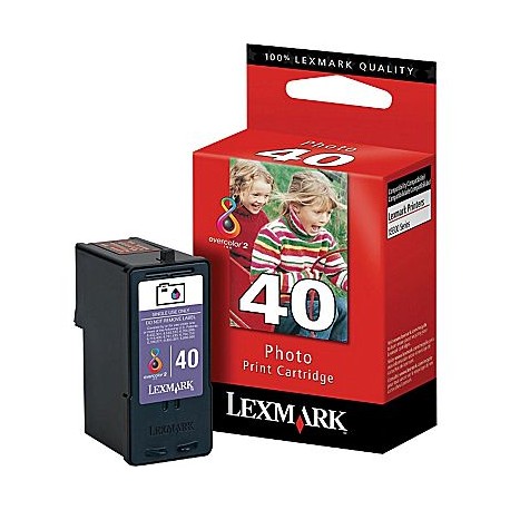 Cartouche photo noir Lexmark pour X6570 / X9350 (N°40)