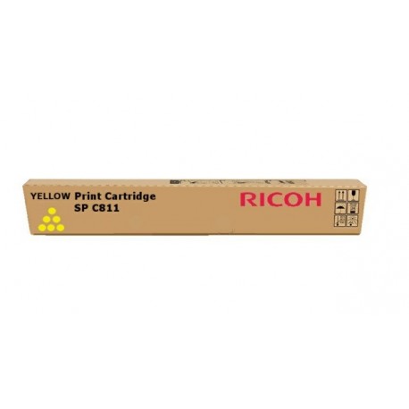Toner jaune Ricoh pour Aficio SPC811/SPC811DN (821218) (820009)