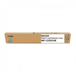 Toner cyan Ricoh Aficio MPC2051 / MPC2551 (842064) (842468)