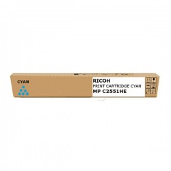 Toner cyan Ricoh Aficio MPC2051 / MPC2551 (842064) (842468)