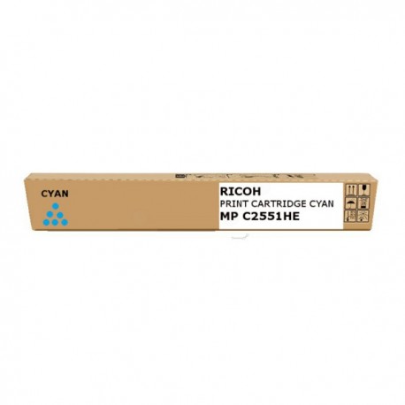 Toner cyan Ricoh Aficio MPC2051 / MPC2551 (842064) (842468)