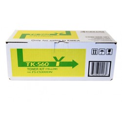 Toner jaune Kyocera Mita pour FSC5300DN/ ECOSYS P6030CDN  (TK-560Y) (1T02HNAEU0)