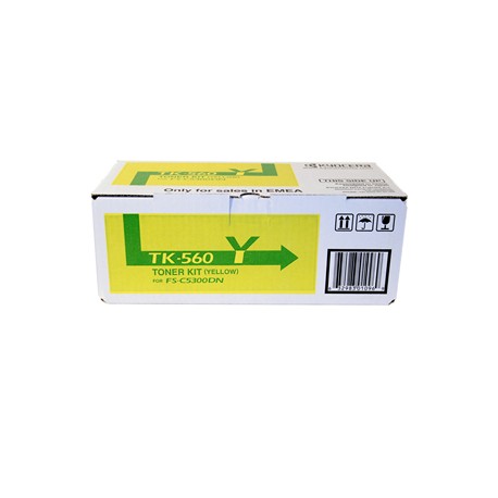 Toner jaune Kyocera Mita pour FSC5300DN/ ECOSYS P6030CDN  (TK-560Y) (1T02HNAEU0)