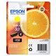 Cartouche Jaune Epson pour Expression Premium XP-630 / XP-830  ... (n°33 - orange) (C13T33444012)