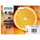 Multipack 5 couleurs Epson Haute Capacité pour Expression Premium XP-630 / XP-830  ... (n°33XL - orange)(C13T33574011)