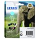 Cartouche cyan clair éléphant Epson série 24 pour expresssion photo XP750 / XP850 (C13T24254012) 