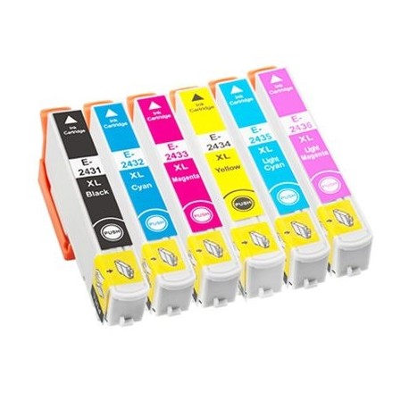 Multipack de 6 cartouches XL génériques pour Epson expresssion photo XP750 / XP850