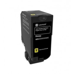 Cartouche de toner Return Program Jaune LEXMARK pour CS720 CS725, CX725  Standard (7K)  