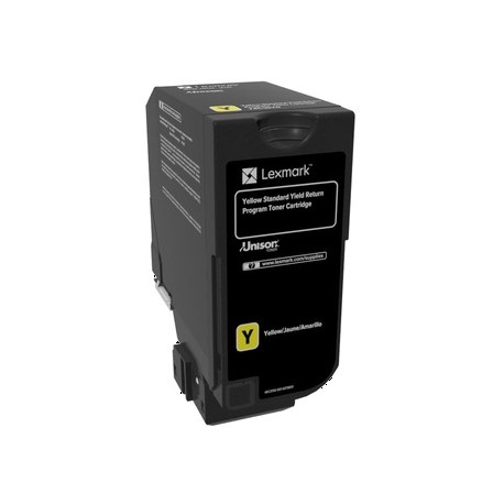 Cartouche de toner Return Program Jaune LEXMARK pour CS720 CS725, CX725  Standard (7K)  