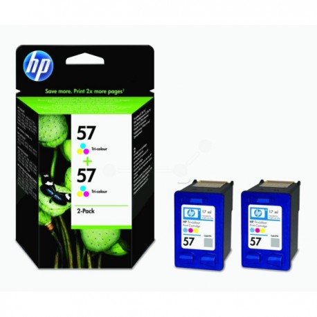 Pack de 2 cartouches 3 Couleurs HP poru Deskjet 450 ...  (N°57)