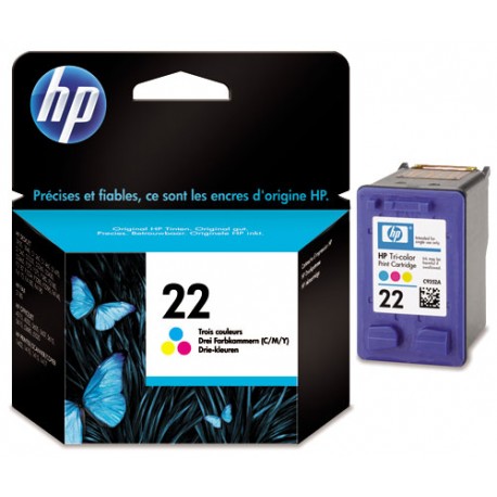 Cartouche Couleur HP pour Deskjet 3910 ... (N°22)