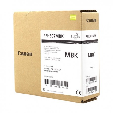 Encre noire mat Canon pour IPF830 / IPF850.... (PFI-307)