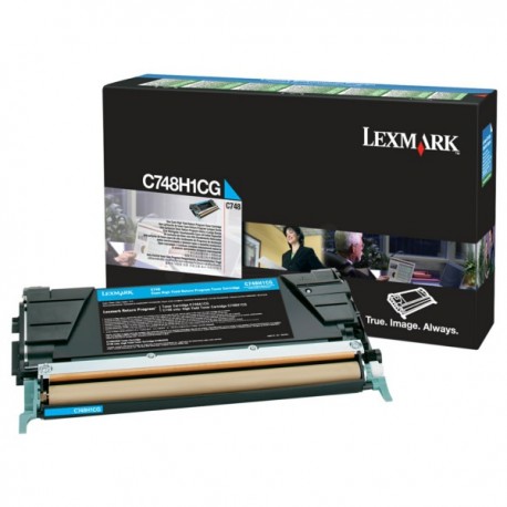 Toner Lexmark Cyan Haut Rendement LRP pour gamme C748