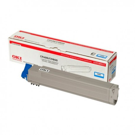 Toner cyan Oki pour C9600 / C9800