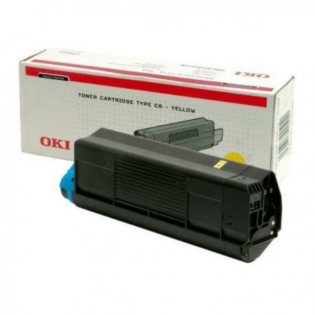 Toner Jaune Oki 42127405 ( TYPE C6 ) haute capacité